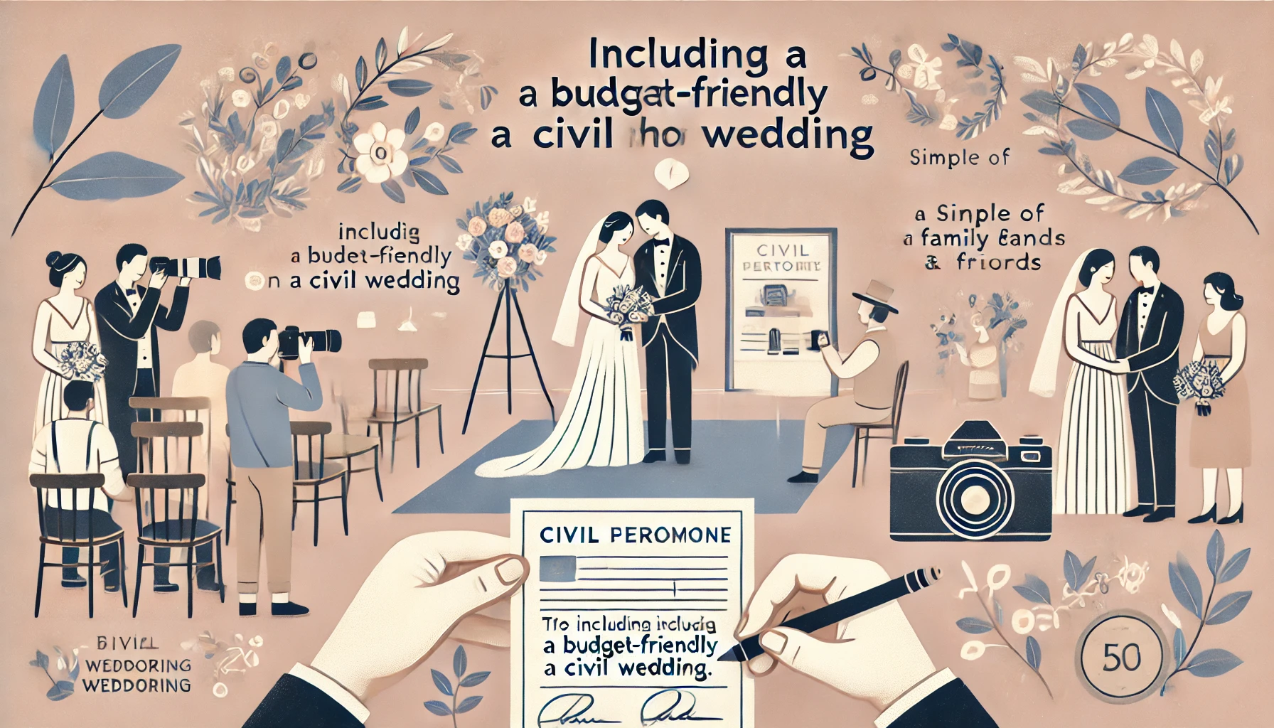Pourquoi inclure un photographe dans votre mariage civil à petit budget est essentiel