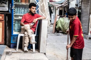 Palestinian Refugees in Shatiila Camp idir hakim photographe paris