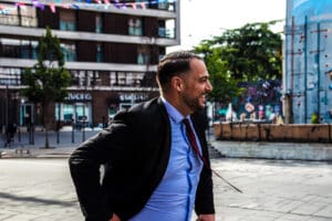 Portrait of Sébastien Delogu idir hakim photographe paris