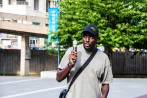 Portrait of Aly Diouara idir hakim photographe paris