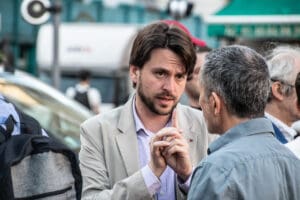 Campaign Closing Meeting in Montrouge idir hakim photographe paris