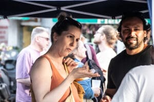 Campaign Closing Meeting in Montrouge idir hakim photographe paris