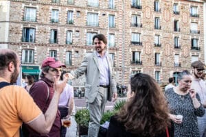 Campaign Closing Meeting in Montrouge idir hakim photographe paris