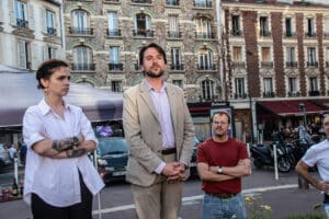 Campaign Closing Meeting in Montrouge idir hakim photographe paris