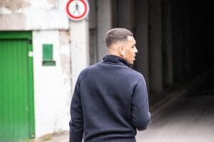 Mokhtar Walking in Chemin Vert Housing Estate idir hakim photographe paris