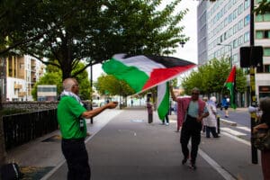 Protest Against Israel’s Participation in the Olympics idir hakim photographe paris