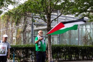 Protest Against Israel’s Participation in the Olympics idir hakim photographe paris
