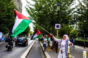 Protest Against Israel’s Participation in the Olympics idir hakim photographe paris