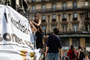 Protest Against Israel’s Participation in the Olympics idir hakim photographe paris