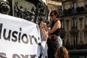 Protest Against Israel’s Participation in the Olympics idir hakim photographe paris