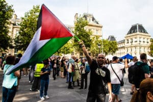Protest Against Israel’s Participation in the Olympics idir hakim photographe paris