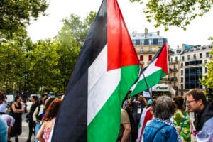 Protest Against Israel’s Participation in the Olympics idir hakim photographe paris