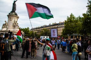 Protest Against Israel’s Participation in the Olympics idir hakim photographe paris