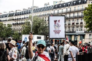 Protest Against Israel’s Participation in the Olympics idir hakim photographe paris