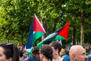 Protest Against Israel’s Participation in the Olympics idir hakim photographe paris