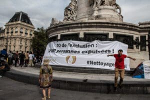 Protest Against Israel’s Participation in the Olympics idir hakim photographe paris