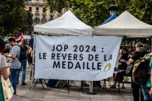 Protest Against Israel’s Participation in the Olympics idir hakim photographe paris