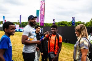 Youth from Les Bosquets at Olympic Fan Zone idir hakim photographe paris