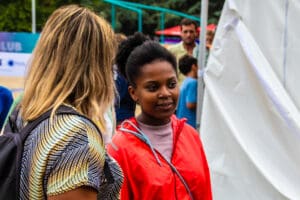 Youth from Les Bosquets at Olympic Fan Zone idir hakim photographe paris