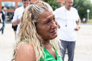 Mounia Merzouk during memorial gathering for Nahel idir hakim photographe paris