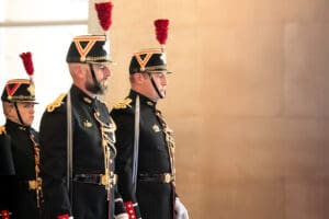 French Republican Guard photographed at the French National Asse idir hakim photographe paris