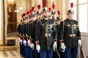 French Republican Guard photographed at the French National Asse idir hakim photographe paris