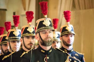 French Republican Guard photographed at the French National Asse idir hakim photographe paris