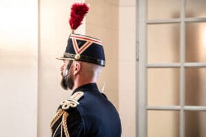 French Republican Guard photographed at the French National Asse idir hakim photographe paris