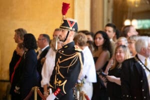 French Republican Guard photographed at the French National Asse idir hakim photographe paris