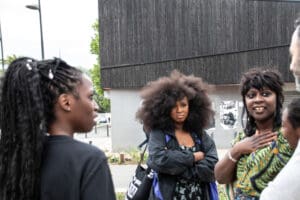 Deputy Obono, Assa Traore, and Sabrina Benali Campaign in the 20th Arrondissement idir hakim photographe paris