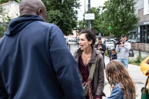Deputy Obono, Assa Traore, and Sabrina Benali Campaign in the 20th Arrondissement idir hakim photographe paris