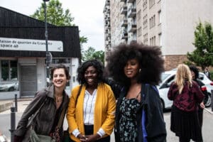 Deputy Obono, Assa Traore, and Sabrina Benali Campaign in the 20th Arrondissement idir hakim photographe paris