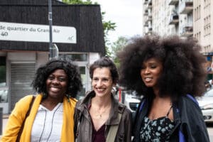 Deputy Obono, Assa Traore, and Sabrina Benali Campaign in the 20th Arrondissement idir hakim photographe paris
