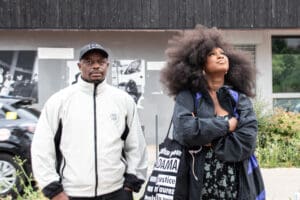 Deputy Obono, Assa Traore, and Sabrina Benali Campaign in the 20th Arrondissement idir hakim photographe paris