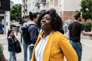 Deputy Obono, Assa Traore, and Sabrina Benali Campaign in the 20th Arrondissement idir hakim photographe paris