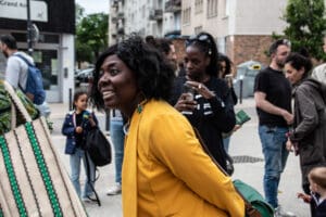 Deputy Obono, Assa Traore, and Sabrina Benali Campaign in the 20th Arrondissement idir hakim photographe paris