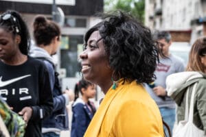 Deputy Obono, Assa Traore, and Sabrina Benali Campaign in the 20th Arrondissement idir hakim photographe paris