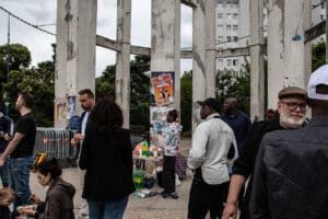 Deputy Obono, Assa Traore, and Sabrina Benali Campaign in the 20th Arrondissement idir hakim photographe paris