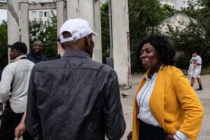 Deputy Obono, Assa Traore, and Sabrina Benali Campaign in the 20th Arrondissement idir hakim photographe paris