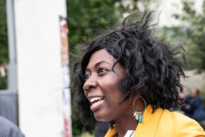 Deputy Obono, Assa Traore, and Sabrina Benali Campaign in the 20th Arrondissement idir hakim photographe paris
