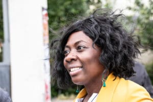 Deputy Obono, Assa Traore, and Sabrina Benali Campaign in the 20th Arrondissement idir hakim photographe paris