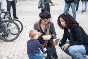 Deputy Obono, Assa Traore, and Sabrina Benali Campaign in the 20th Arrondissement idir hakim photographe paris