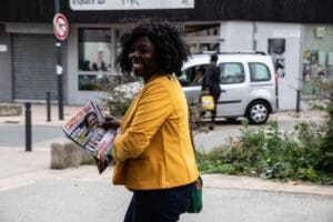 Deputy Obono, Assa Traore, and Sabrina Benali Campaign in the 20th Arrondissement idir hakim photographe paris