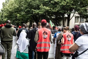 CGT Defending Sans-Papiers idir hakim photographe paris