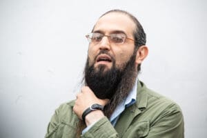 Elias d’Imzalène at pro-Palestinian rally in Paris idir hakim photographe paris