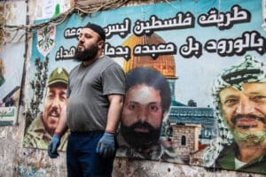 Hamas Propaganda in Shatila Camp idir hakim photographe paris