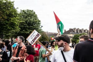 Palestine Protest at Nation idir hakim photographe paris