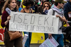 UJFP and TSEDEK Protest at Nation idir hakim photographe paris