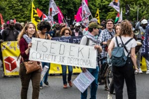 UJFP and TSEDEK Protest at Nation idir hakim photographe paris