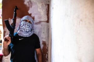 Hamas Propaganda in Shatila Camp idir hakim photographe paris